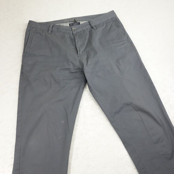 Vuori Pants Mens 33x30 Gray All Ways Chino Shale Straight Stretch Outdoors - Picture 1 of 16